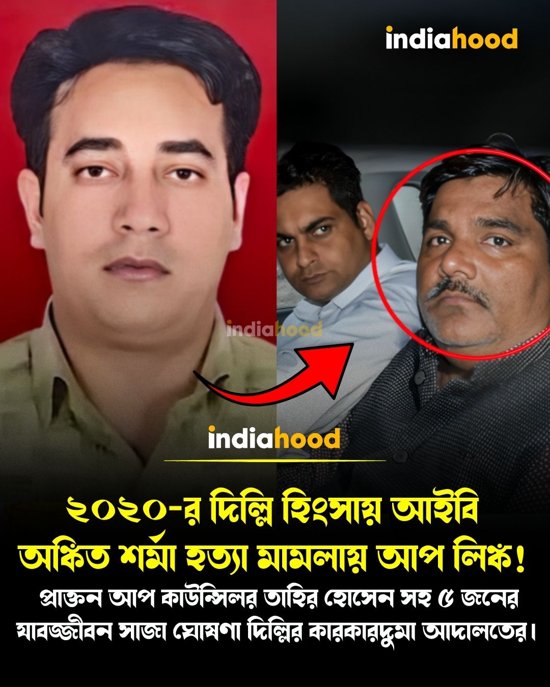 ২০২০-র দিল্লি হিংসায় আইবি অঙ্কিত শর্মা হত্যা মামলায় আপ লিঙ্ক!